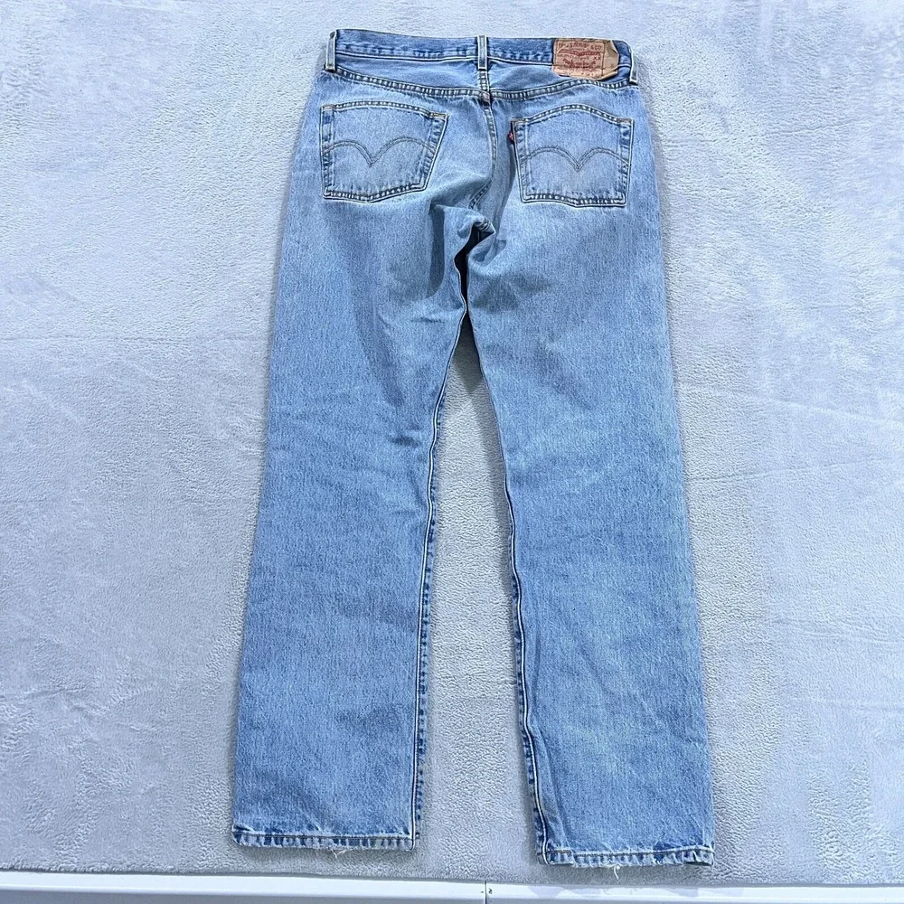 Vtg Levi's 501 XX Jeans Men 32x32* Straight Leg Button Fly Denim 90s Distressed‎